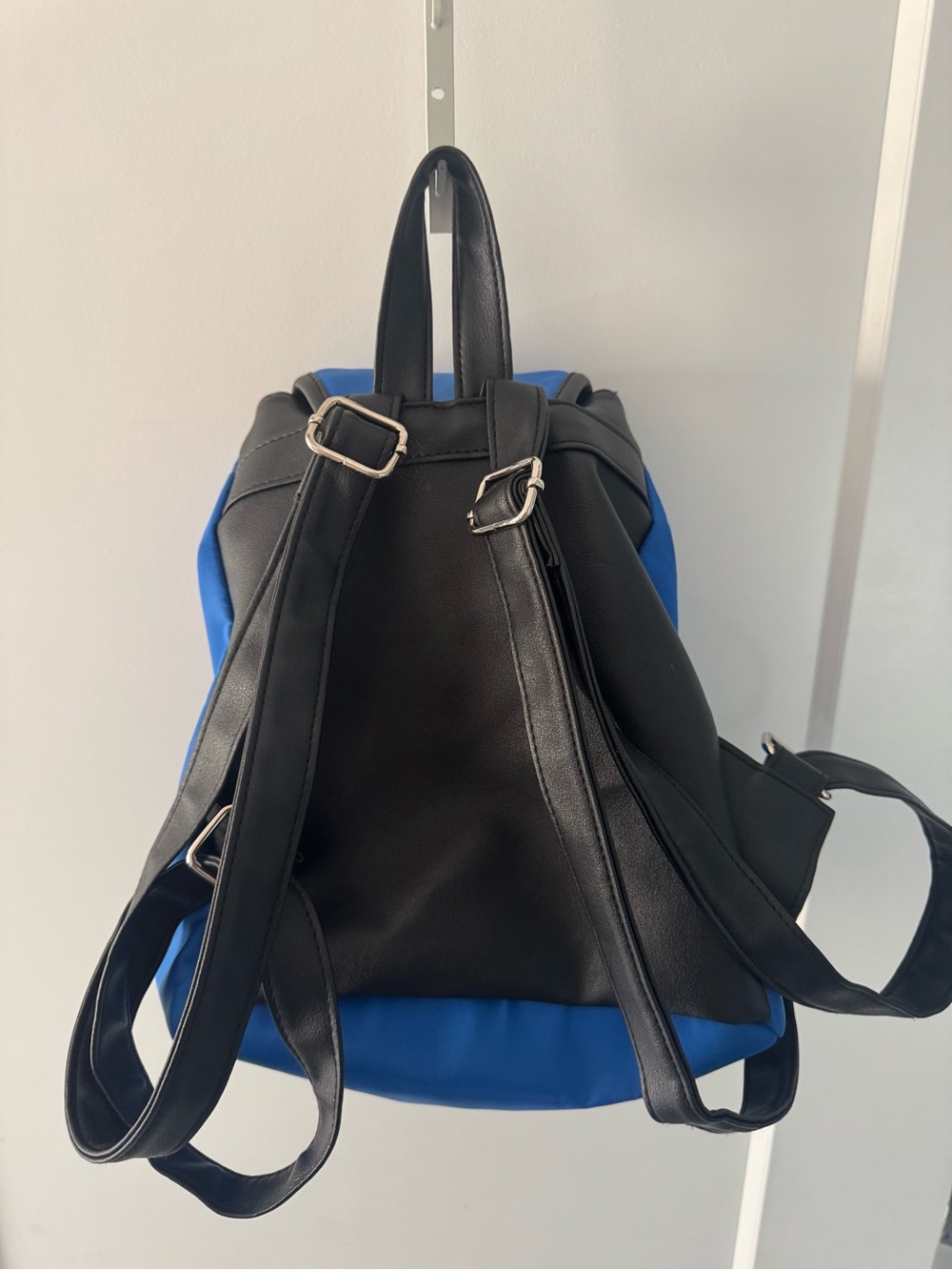 Bright Blue Mini Multi Pocket Backpack - Picture 4 of 7